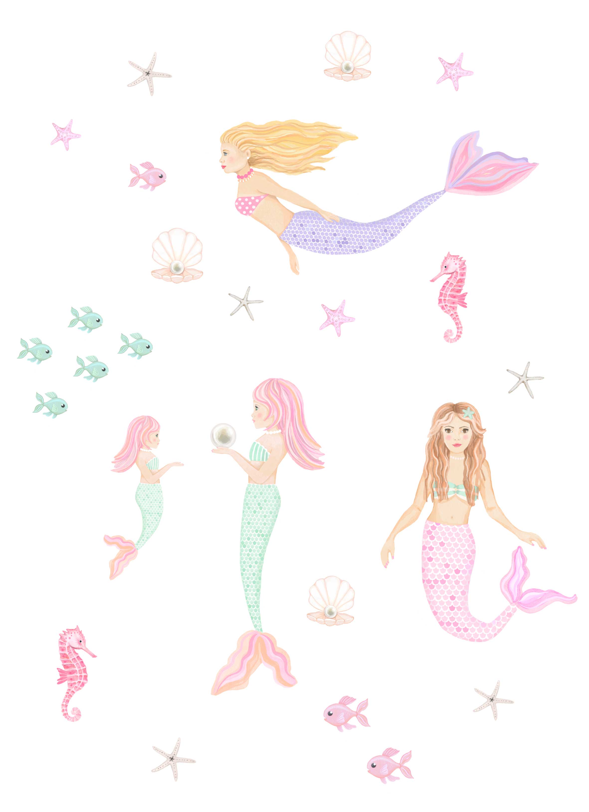 Mermaid Magic - Pastel