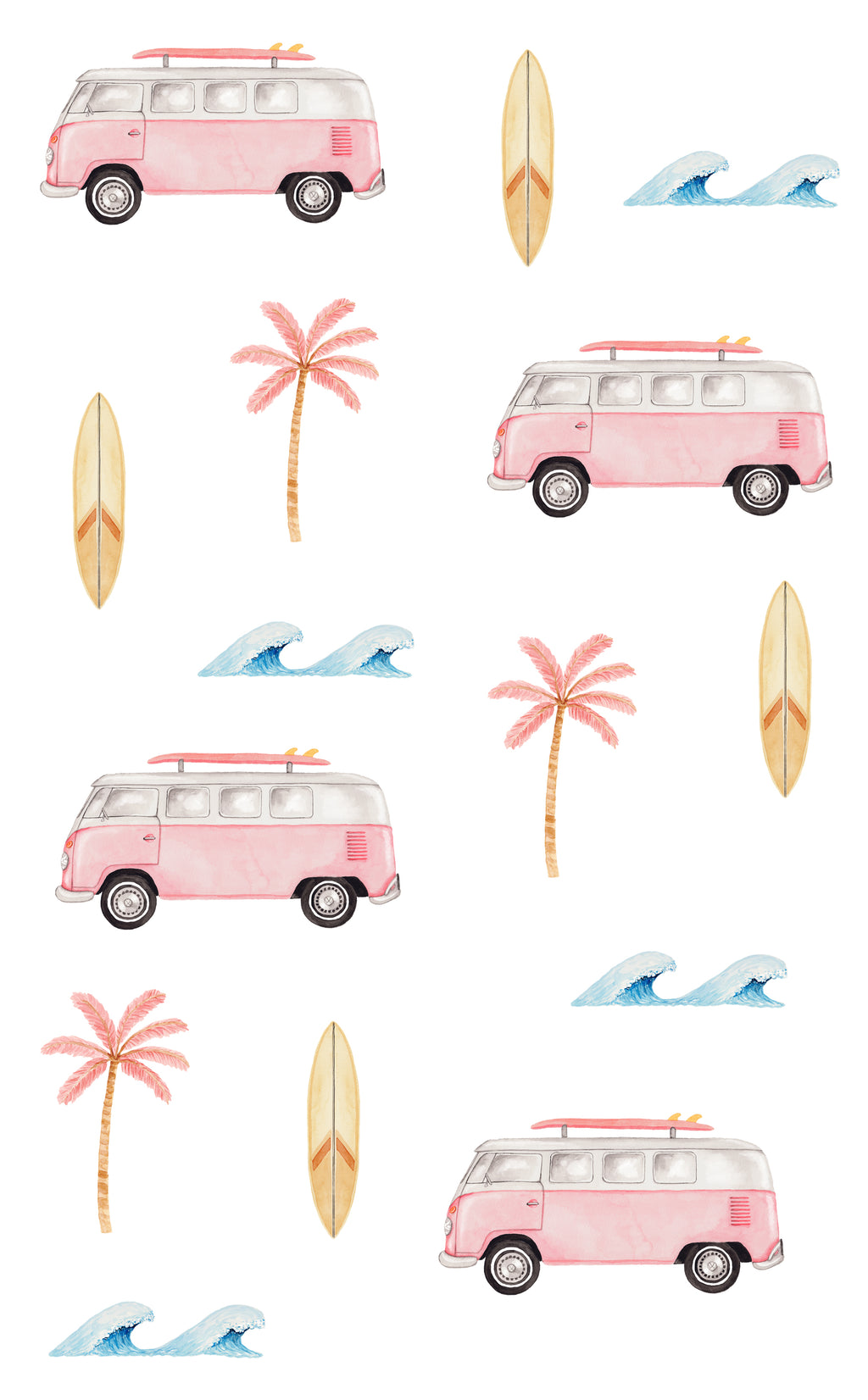 Coast Life Wall Stickers - Pink