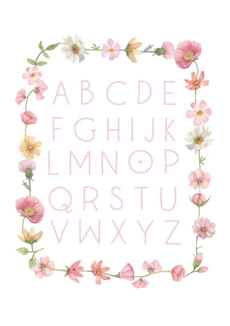 ABC Print - Falling Flowers