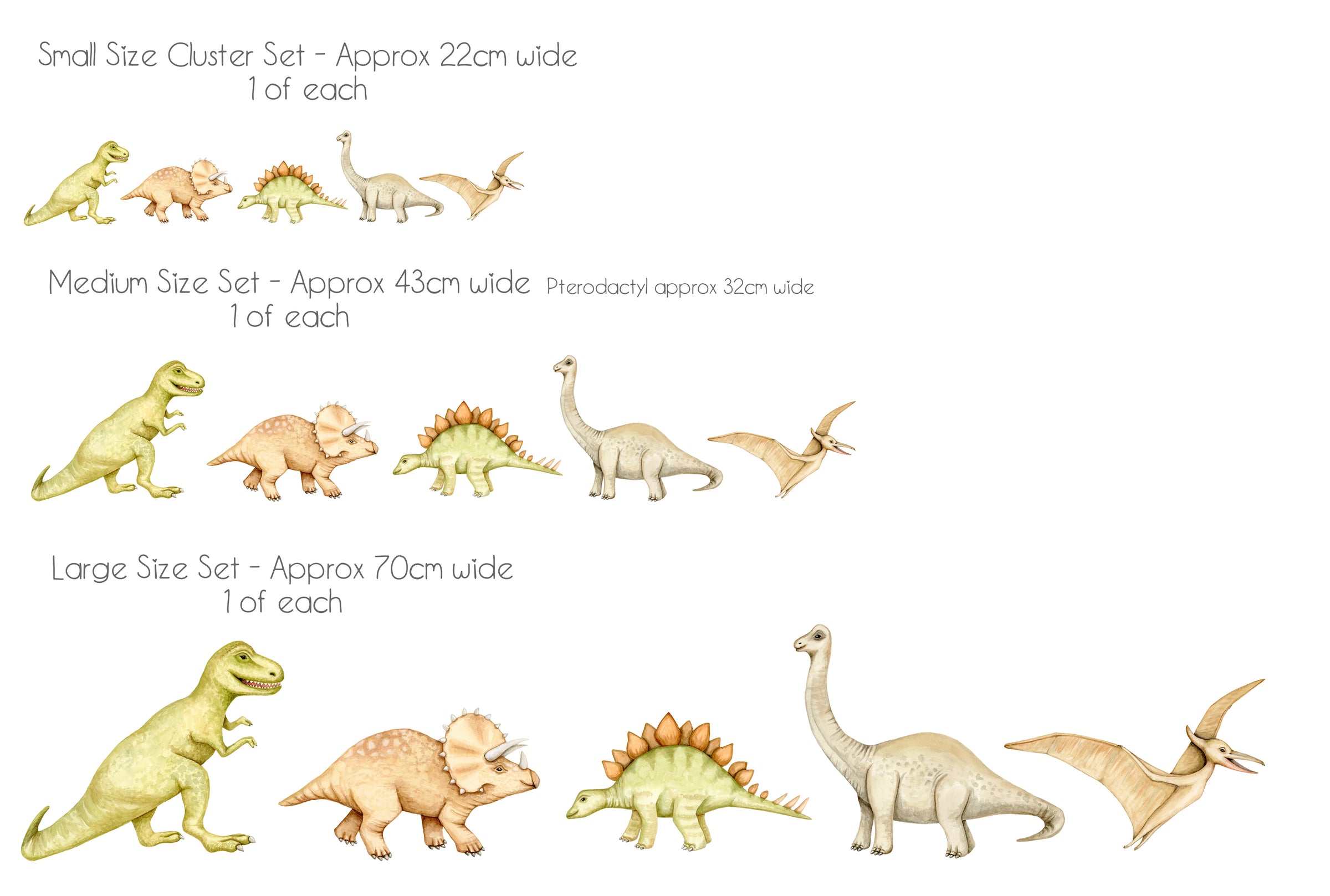 Mixed Dinosaur Sets